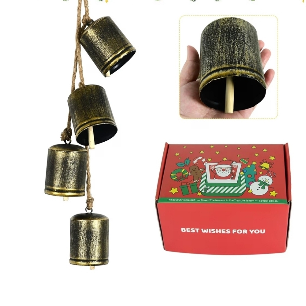Festive Christmas Cow Bells